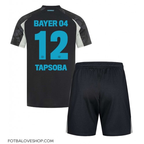 Bayer Leverkusen Edmond Tapsoba #12 Dětské Alternativní Dres 2024-25 Krátký Rukáv (+ trenýrky)