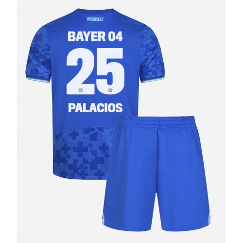 Bayer Leverkusen Exequiel Palacios #25 Dětské Alternativní Dres 2025-26 Krátký Rukáv (+ trenýrky)