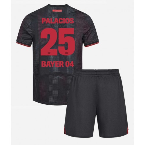 Bayer Leverkusen Exequiel Palacios #25 Dětské Domácí Dres 2025-26 Krátký Rukáv (+ trenýrky)