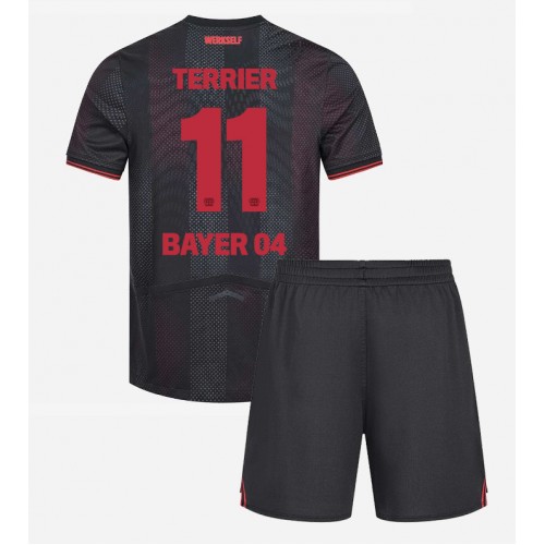 Bayer Leverkusen Martin Terrier #11 Dětské Domácí Dres 2025-26 Krátký Rukáv (+ trenýrky)
