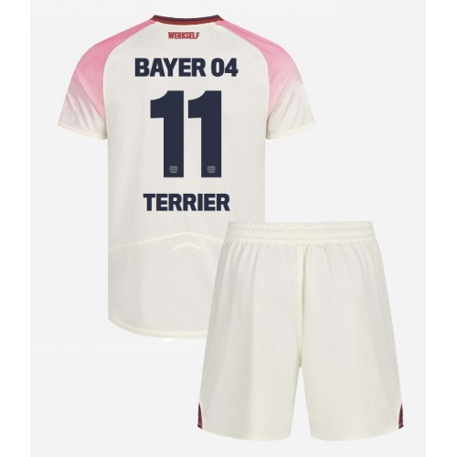 Bayer Leverkusen Martin Terrier #11 Dětské Venkovní Dres 2025-26 Krátký Rukáv (+ trenýrky)