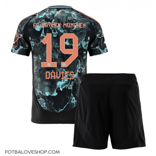 Bayern Munich Alphonso Davies #19 Dětské Venkovní Dres 2024-25 Krátký Rukáv (+ trenýrky)