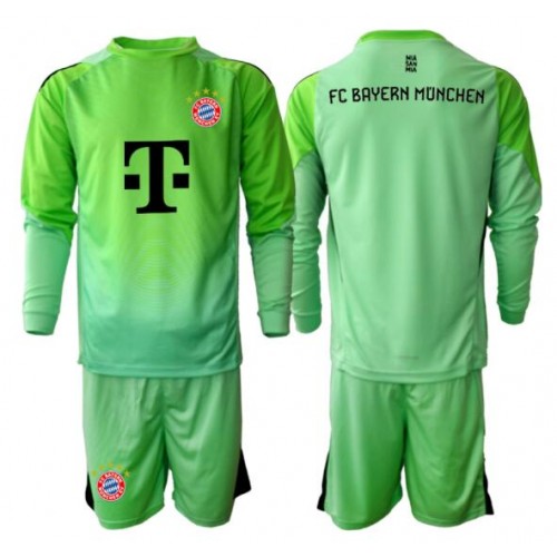 Bayern Munich Brankářské Dětské Domácí Dres 2025-26 Dlouhý Rukáv (+ trenýrky)