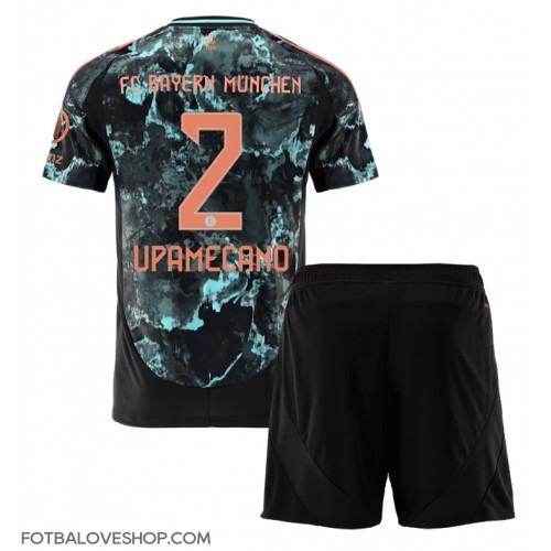 Bayern Munich Dayot Upamecano #2 Dětské Venkovní Dres 2024-25 Krátký Rukáv (+ trenýrky)