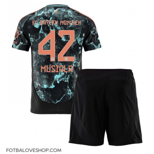 Bayern Munich Jamal Musiala #42 Dětské Venkovní Dres 2024-25 Krátký Rukáv (+ trenýrky)