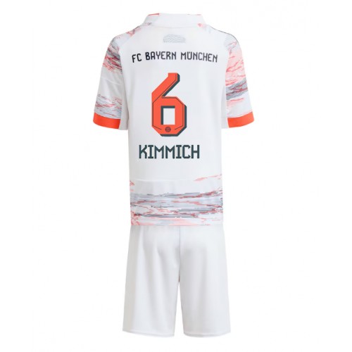 Bayern Munich Joshua Kimmich #6 Dětské Venkovní Dres 2025-26 Krátký Rukáv (+ trenýrky)