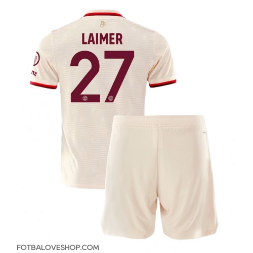 Bayern Munich Konrad Laimer #27 Dětské Alternativní Dres 2024-25 Krátký Rukáv (+ trenýrky)