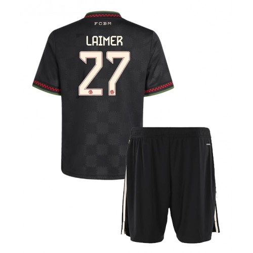 Bayern Munich Konrad Laimer #27 Dětské Alternativní Dres 2025-26 Krátký Rukáv (+ trenýrky)