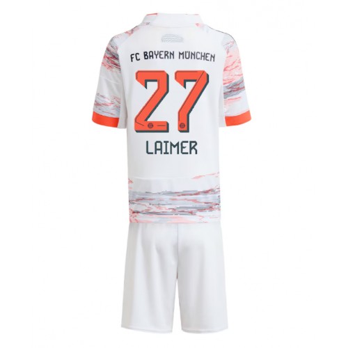 Bayern Munich Konrad Laimer #27 Dětské Venkovní Dres 2025-26 Krátký Rukáv (+ trenýrky)