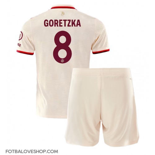 Bayern Munich Leon Goretzka #8 Dětské Alternativní Dres 2024-25 Krátký Rukáv (+ trenýrky)