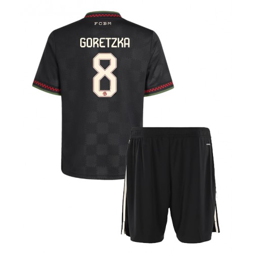 Bayern Munich Leon Goretzka #8 Dětské Alternativní Dres 2025-26 Krátký Rukáv (+ trenýrky)