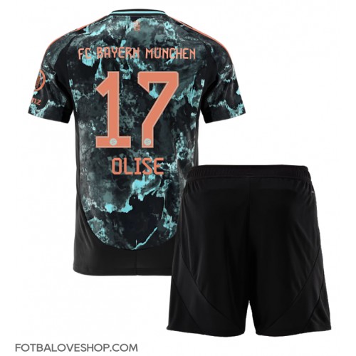 Bayern Munich Michael Olise #17 Dětské Venkovní Dres 2024-25 Krátký Rukáv (+ trenýrky)