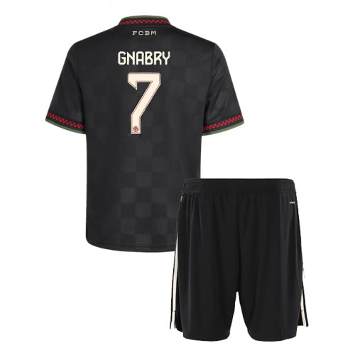 Bayern Munich Serge Gnabry #7 Dětské Alternativní Dres 2025-26 Krátký Rukáv (+ trenýrky)