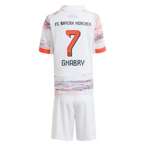 Bayern Munich Serge Gnabry #7 Dětské Venkovní Dres 2025-26 Krátký Rukáv (+ trenýrky)