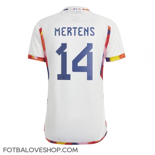 Belgie Dries Mertens #14 Venkovní Dres MS 2022 Krátký Rukáv