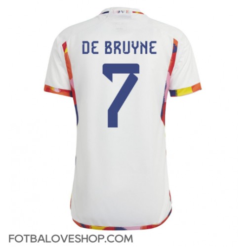 Belgie Kevin De Bruyne #7 Venkovní Dres MS 2022 Krátký Rukáv
