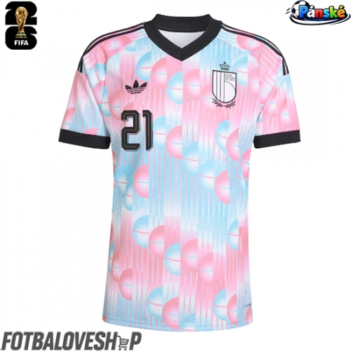 Belgie Timothy Castagne #21 Venkovní Dres MS 2026 Krátký Rukáv