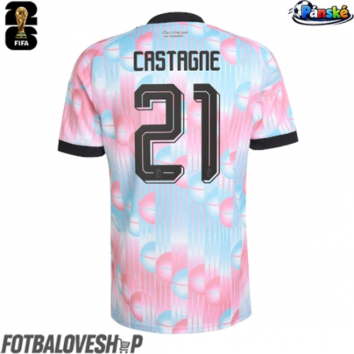 Belgie Timothy Castagne #21 Venkovní Dres MS 2026 Krátký Rukáv