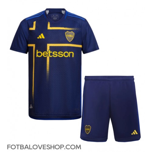 Boca Juniors Dětské Alternativní Dres 2024-25 Krátký Rukáv (+ trenýrky)