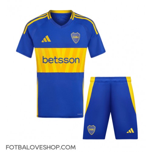 Boca Juniors Dětské Domácí Dres 2024-25 Krátký Rukáv (+ trenýrky)