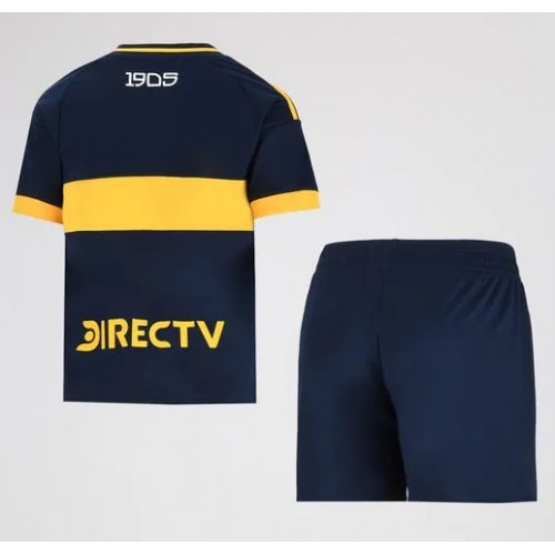 Boca Juniors Dětské Domácí Dres 2025-26 Krátký Rukáv (+ trenýrky)