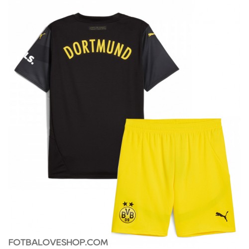 Borussia Dortmund Dětské Venkovní Dres 2024-25 Krátký Rukáv (+ trenýrky)