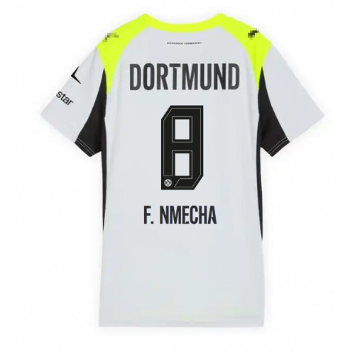 Borussia Dortmund Felix Nmecha #8 Dámské Venkovní Dres 2025-26 Krátký Rukáv