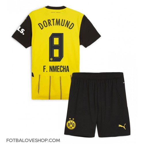 Borussia Dortmund Felix Nmecha #8 Dětské Domácí Dres 2024-25 Krátký Rukáv (+ trenýrky)