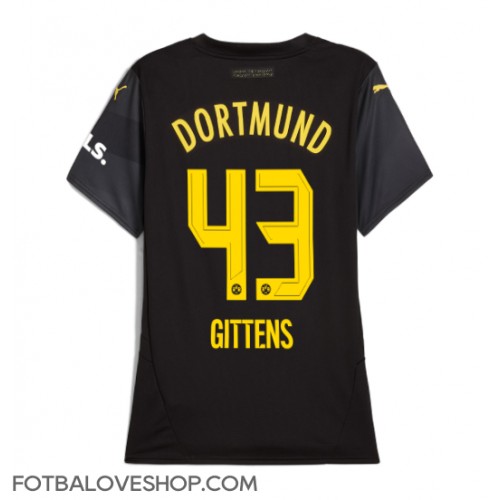 Borussia Dortmund Jamie Bynoe-Gittens #43 Dámské Venkovní Dres 2024-25 Krátký Rukáv