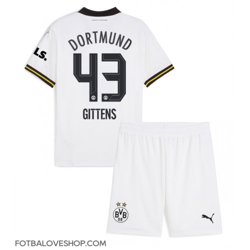 Borussia Dortmund Jamie Bynoe-Gittens #43 Dětské Alternativní Dres 2024-25 Krátký Rukáv (+ trenýrky)