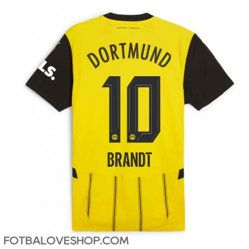 Borussia Dortmund Julian Brandt #10 Domácí Dres 2024-25 Krátký Rukáv