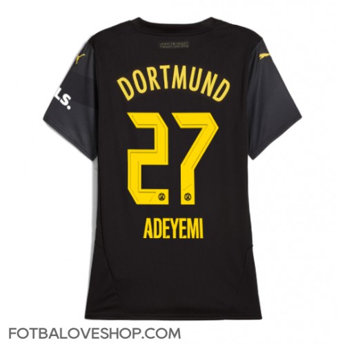 Borussia Dortmund Karim Adeyemi #27 Dámské Venkovní Dres 2024-25 Krátký Rukáv