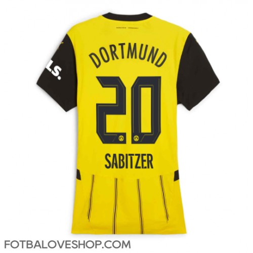 Borussia Dortmund Marcel Sabitzer #20 Dámské Domácí Dres 2024-25 Krátký Rukáv