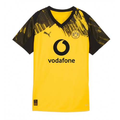 Borussia Dortmund Maximilian Beier #14 Dámské Domácí Dres 2025-26 Krátký Rukáv