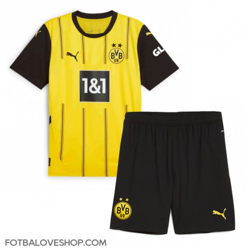 Borussia Dortmund Maximilian Beier #14 Dětské Domácí Dres 2024-25 Krátký Rukáv (+ trenýrky)