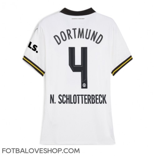 Borussia Dortmund Nico Schlotterbeck #4 Dámské Alternativní Dres 2024-25 Krátký Rukáv