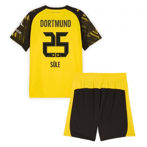 Borussia Dortmund Niklas Sule #25 Dětské Domácí Dres 2025-26 Krátký Rukáv (+ trenýrky)