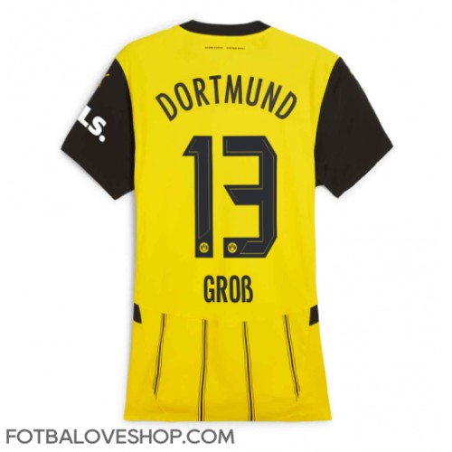 Borussia Dortmund Pascal Gross #13 Dámské Domácí Dres 2024-25 Krátký Rukáv