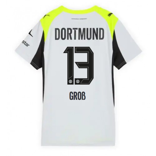Borussia Dortmund Pascal Gross #13 Dámské Venkovní Dres 2025-26 Krátký Rukáv