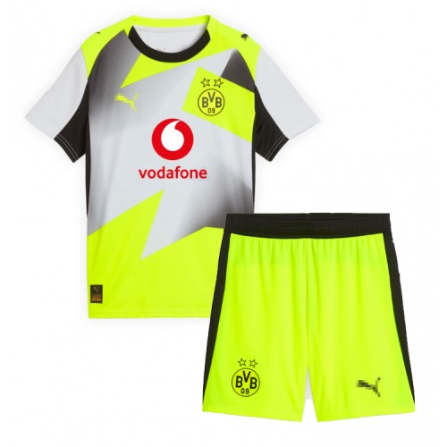 Borussia Dortmund Pascal Gross #13 Dětské Venkovní Dres 2025-26 Krátký Rukáv (+ trenýrky)