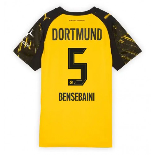 Borussia Dortmund Ramy Bensebaini #5 Dámské Domácí Dres 2025-26 Krátký Rukáv