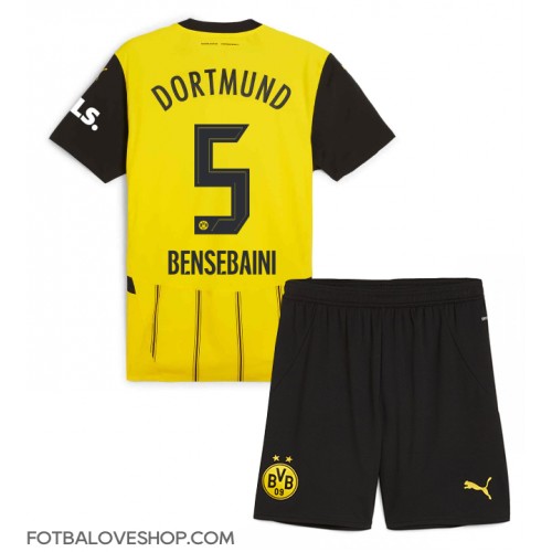 Borussia Dortmund Ramy Bensebaini #5 Dětské Domácí Dres 2024-25 Krátký Rukáv (+ trenýrky)