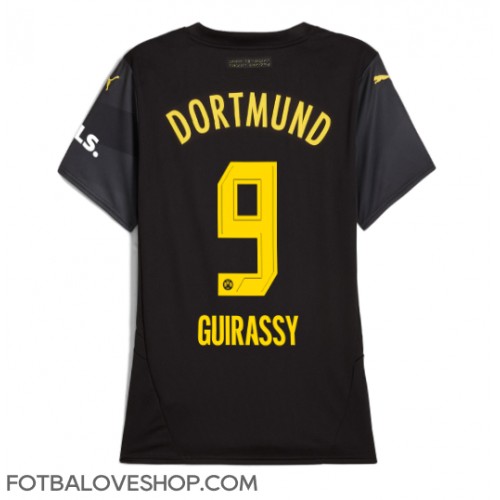 Borussia Dortmund Serhou Guirassy #9 Dámské Venkovní Dres 2024-25 Krátký Rukáv
