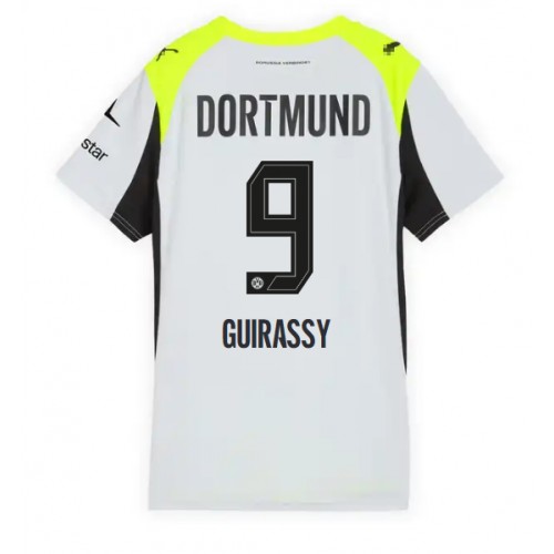 Borussia Dortmund Serhou Guirassy #9 Dámské Venkovní Dres 2025-26 Krátký Rukáv