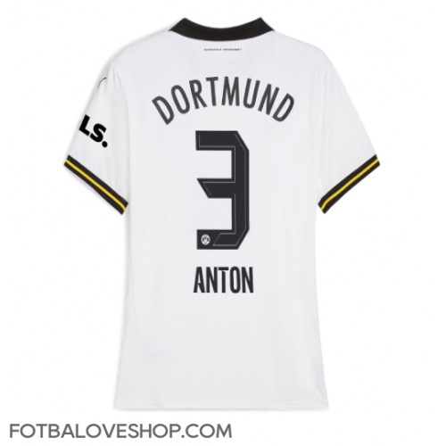 Borussia Dortmund Waldemar Anton #3 Dámské Alternativní Dres 2024-25 Krátký Rukáv