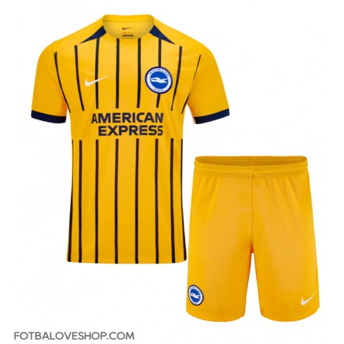 Brighton Simon Adingra #11 Dětské Venkovní Dres 2024-25 Krátký Rukáv (+ trenýrky)