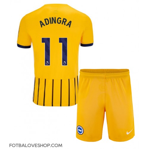 Brighton Simon Adingra #11 Dětské Venkovní Dres 2024-25 Krátký Rukáv (+ trenýrky)