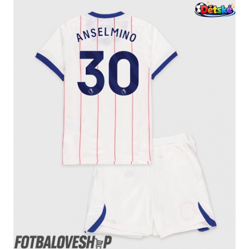 Chelsea Aaron Anselmino #30 Dětské Alternativní Dres 2026-27 Krátký Rukáv (+ trenýrky)