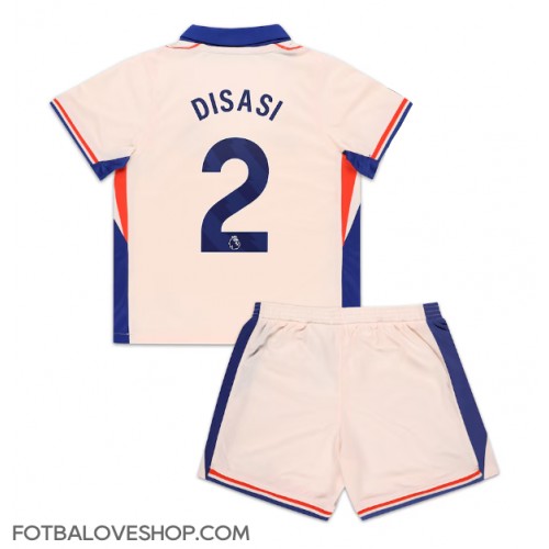 Chelsea Axel Disasi #2 Dětské Venkovní Dres 2024-25 Krátký Rukáv (+ trenýrky)