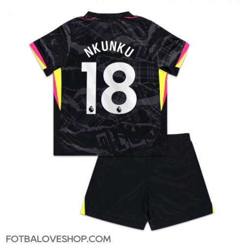 Chelsea Christopher Nkunku #18 Dětské Alternativní Dres 2024-25 Krátký Rukáv (+ trenýrky)